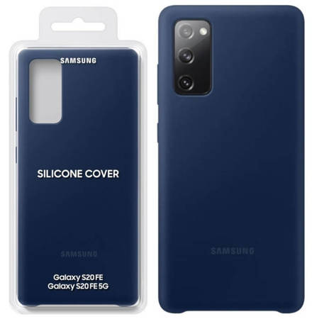 Etui na telefon Samsung Galaxy S20 FE Silicone Cover - granatowe 