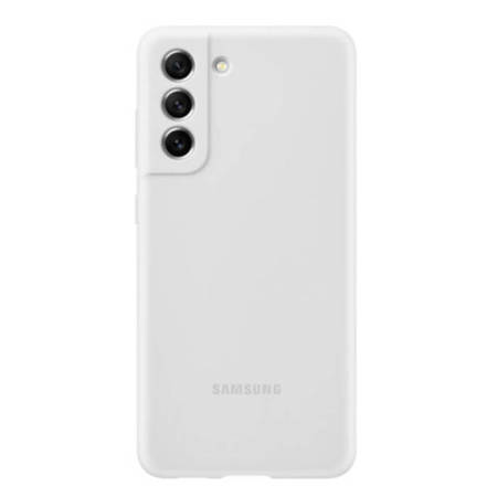 Etui na telefon Samsung Galaxy S21 FE 5G Silicone Cover - białe