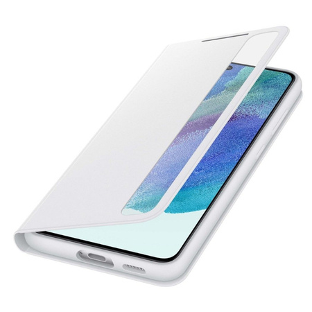 Etui na telefon Samsung Galaxy S21 FE 5G Smart Clear View Cover - białe 