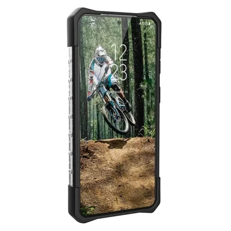 Etui na telefon Samsung Galaxy S21/ S21 5G UAG Plasma - transparentne z czarną ramką