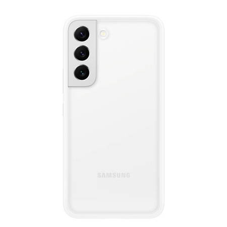 Etui na telefon Samsung Galaxy S22 Frame Cover - białe