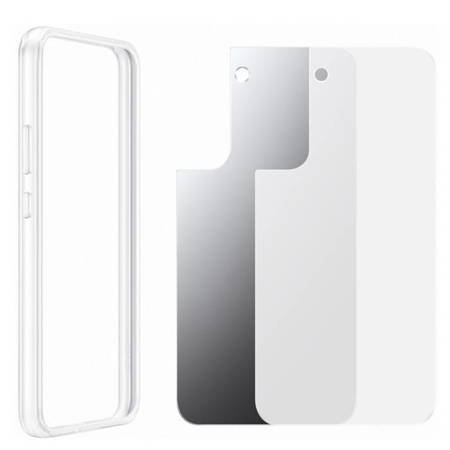 Etui na telefon Samsung Galaxy S22 Plus Frame Cover - transparentne