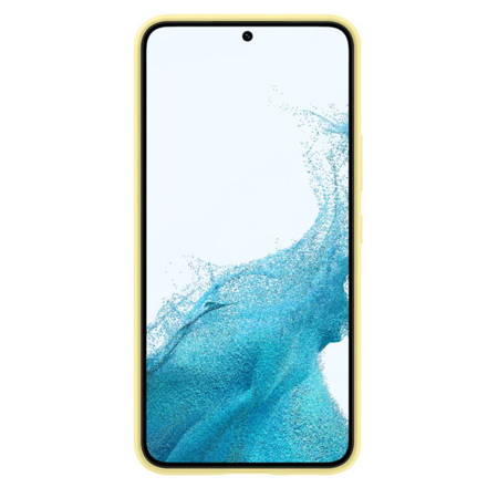 Etui na telefon Samsung Galaxy S22 Plus Silicone Cover - żółte (Butter Yellow)