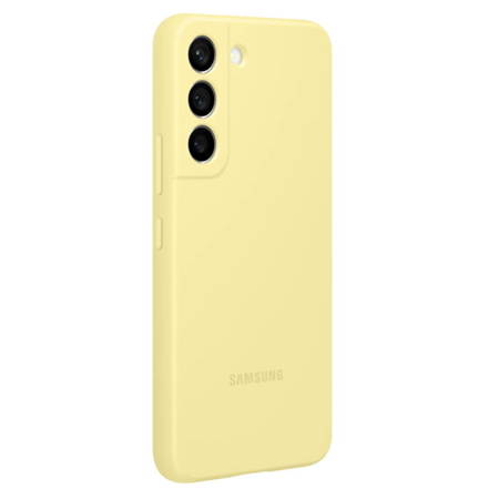 Etui na telefon Samsung Galaxy S22 Plus Silicone Cover - żółte (Butter Yellow)