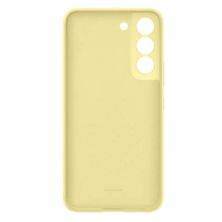 Etui na telefon Samsung Galaxy S22 Plus Silicone Cover - żółte (Butter Yellow)