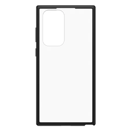 Etui na telefon Samsung Galaxy S22 Ultra OtterBox React Series - transparentne z czarną ramką