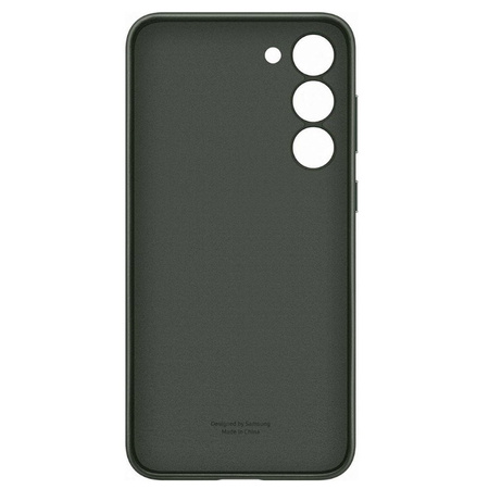 Etui na telefon Samsung Galaxy S23 Plus Leather Case - zielone