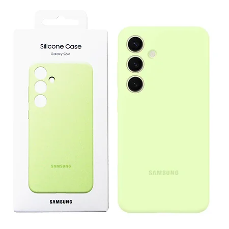 Etui na telefon Samsung Galaxy S24 Plus Silicone Case - limonkowe (Lime)