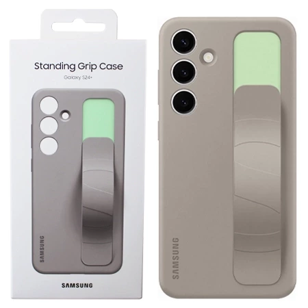 Etui na telefon Samsung Galaxy S24 Plus Standing Grip Case - beżowe (Taupe)