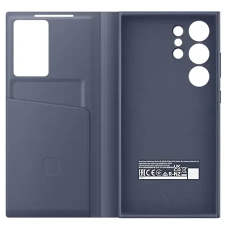 Etui na telefon Samsung Galaxy S24 Ultra Smart View Wallet Case - lawendowe (Violet)