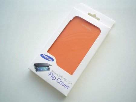 Etui na telefon Samsung Galaxy S4 Flip Cover - pomarańczowe