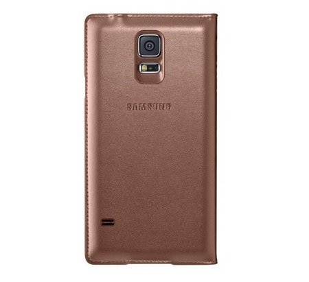 Etui na telefon Samsung Galaxy S5 mini Flip Cover - brązowe