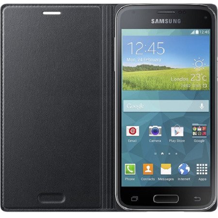 Etui na telefon Samsung Galaxy S5 mini Flip Cover - czarny