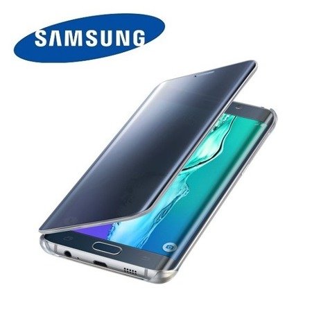 Etui na telefon Samsung Galaxy S6 edge+ Clear View Cover - granatowe