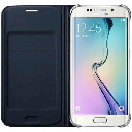 Etui na telefon Samsung Galaxy S6 edge Flip Wallet - czarne