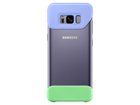 Etui na telefon Samsung Galaxy S8 2Piece Cover - fioletowo-zielone