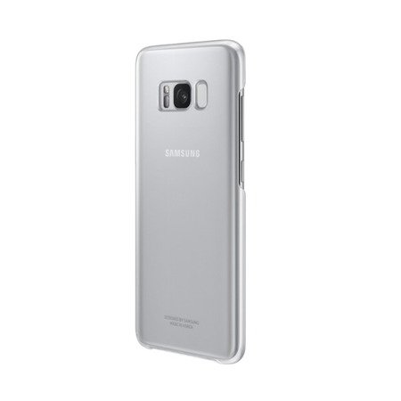 Etui na telefon Samsung Galaxy S8 Clear Cover - transparentne (Silver)