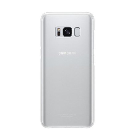 Etui na telefon Samsung Galaxy S8 Clear Cover - transparentne (Silver)