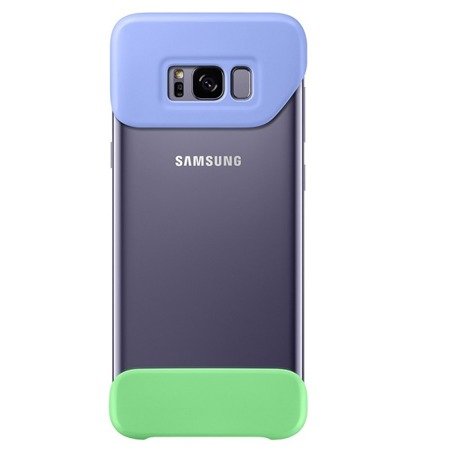 Etui na telefon Samsung Galaxy S8 Plus 2Piece Cover - fioletowo-zielone