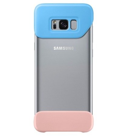 Etui na telefon Samsung Galaxy S8 Plus 2Piece Cover - niebiesko-brzoskwiniowe