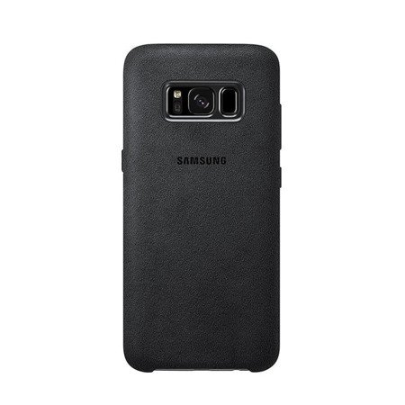 Etui na telefon Samsung Galaxy S8 Plus Alcantara - ciemnoszare