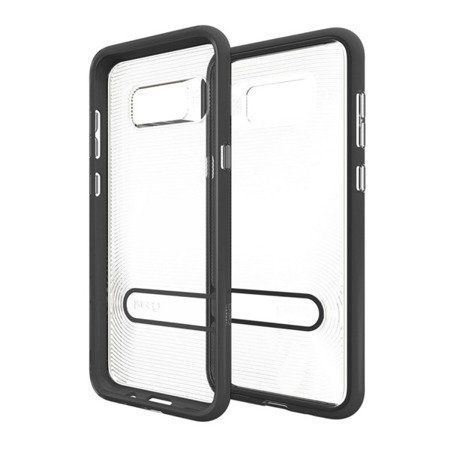 Etui na telefon Samsung Galaxy S8 Plus GEAR4 Greenwich - transparentne z czarną ramką