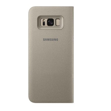 Etui na telefon Samsung Galaxy S8 Plus LED View Cover - złote