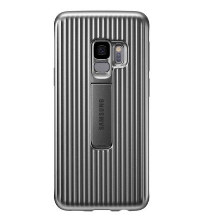 Etui na telefon Samsung Galaxy S9 Protective Standing Cover - srebrne