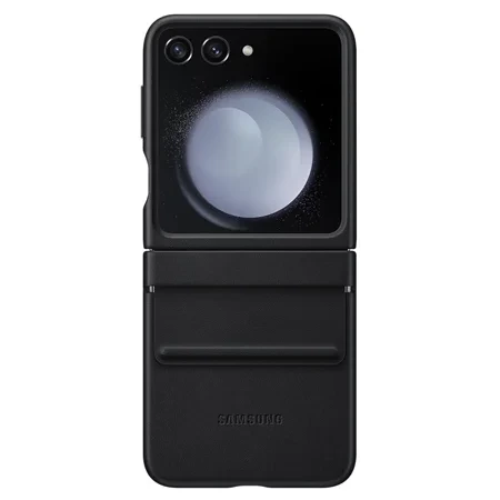 Etui na telefon Samsung Galaxy Z Flip5 Flap Eco-Leather Case - czarne