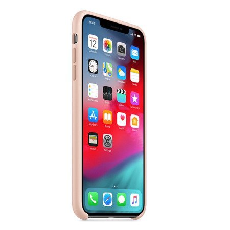 Etui silikonowe Apple iPhone XS Max - piaskowy róż (Pink Sand)