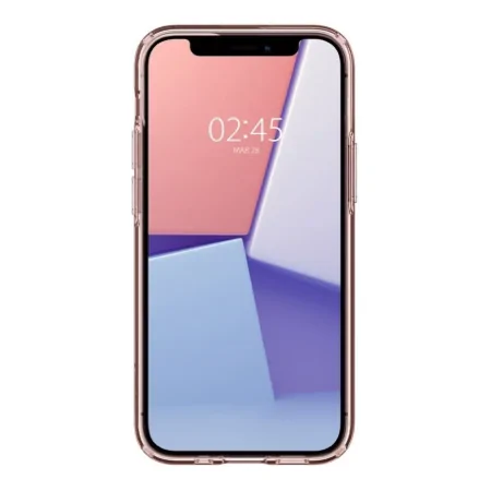 Etui silikonowe na Apple iPhone 12 mini Spigen Crystal Flex - różowe (Rose Crystal)