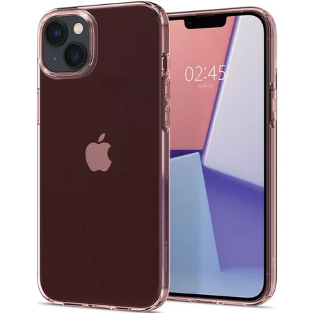 Etui silikonowe na Apple iPhone 14 Spigen Crystal Flex - różowe (Rose Crystal)