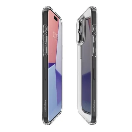 Etui silikonowe na Apple iPhone 15 Pro Max Spigen Crystal Flex - transparentne 