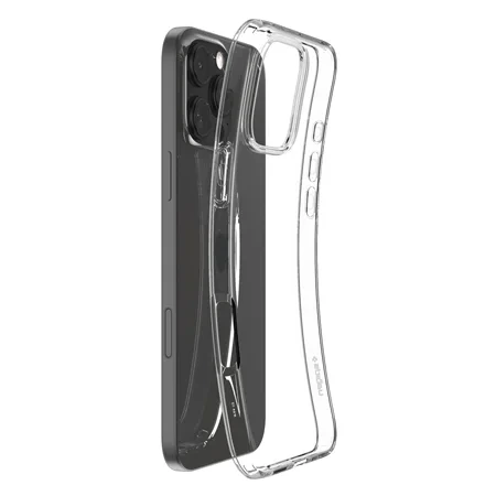 Etui silikonowe na Apple iPhone 16 Pro Max Spigen Crystal Flex - transparentne (Crystal Clear)