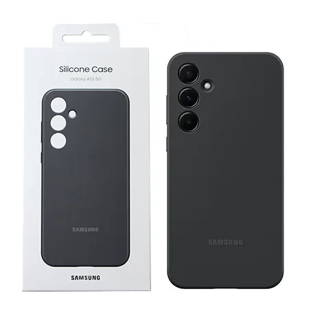 Etui silikonowe na telefon Samsung Galaxy A55 5G Silicone Case - czarne