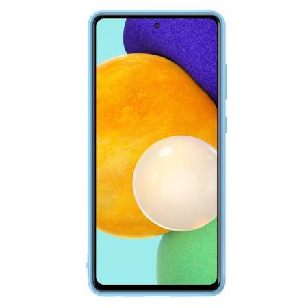 Etui silikonowe na telefon Samsung Galaxy A72 Silicone Cover - niebieskie