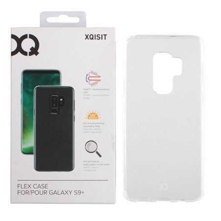 Etui silikonowe na telefon Samsung Galaxy S9 Plus Flex Case Xqisit - transparentne