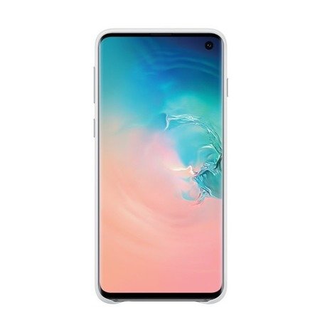 Etui skórzane na telefon Samsung Galaxy S10 Leather Cover - białe