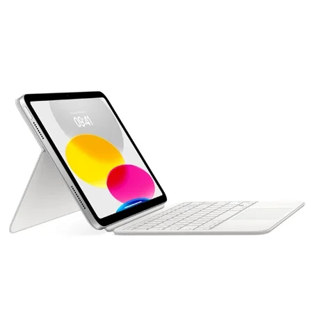 Etui z klawiaturą Apple Magic Keyboard Folio do iPad 10.9" 10 generacji (układ niemiecki) - białe