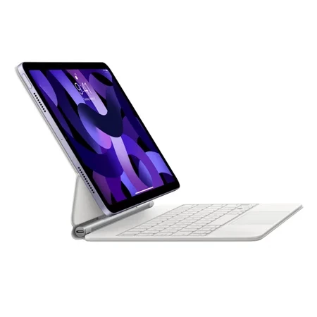 Etui z klawiaturą do Apple iPad Pro 11" gen.1/ 2/ 3/ 4  Air 4/ 5/ 11" M2 Magic Keyboard (układ ukraiński) - białe