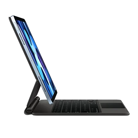 Etui z klawiaturą do Apple iPad Pro 11" gen.1/ 2/ 3/ 4  Air 4/ 5  Magic Keyboard (układ rosyjski) - czarne