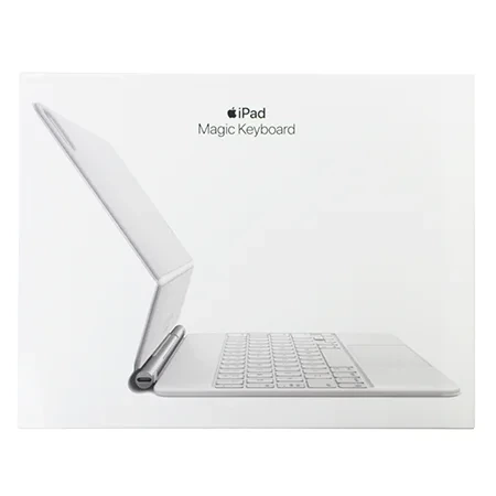 Etui z klawiaturą do Apple iPad Pro 11" gen.1/ 2/ 3/ 4  Air 4/ 5  Magic Keyboard (układ ukraiński) - białe