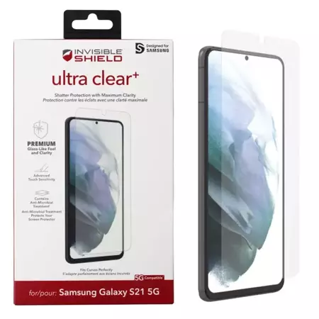 Folia ochronna Zagg Ultra Clear+ do Samsung Galaxy S21 5G