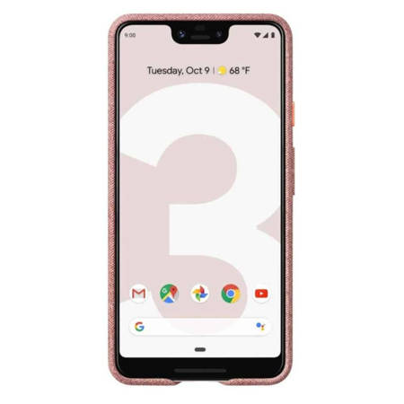 Google Pixel 3 XL etui Fabric Case GA00500 - różowy (Pink Moon)