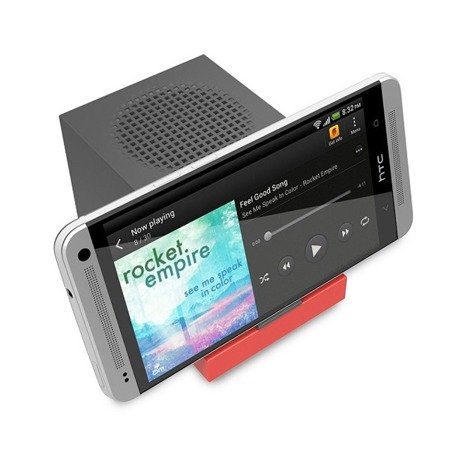 HTC One M7/ One max/ One mini głośnik Bluetooth ST A100 - czarno-czerwony