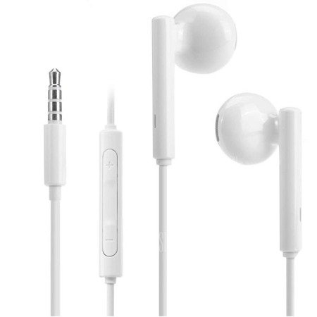 Huawei AM115 słuchawki z pilotem i mikrofonem - białe