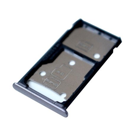 Huawei Honor 7 Lite/ Honor 5C szufladka kart SIM i micro SD - szara