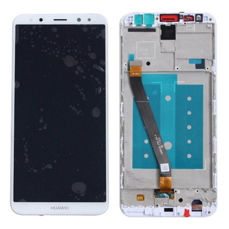 Huawei Mate 10 Lite RNE-L01 wyświetlacz LCD z ramką - biały