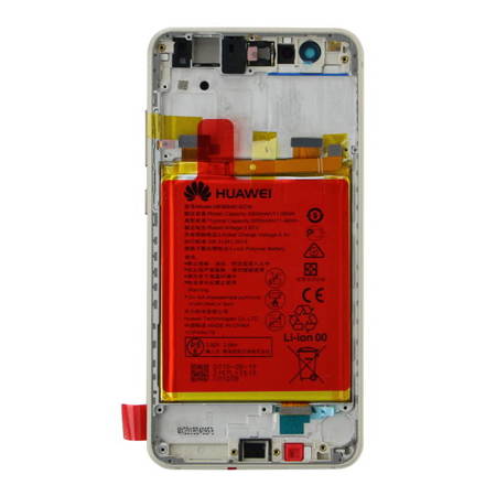 Huawei P10 Lite WAS-L21 wyświetlacz LCD z baterią - złota