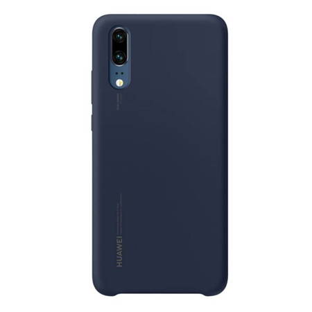 Huawei P20 Pro etui silikonowe Silicon Case 51992384 - granatowy (Deep Blue)